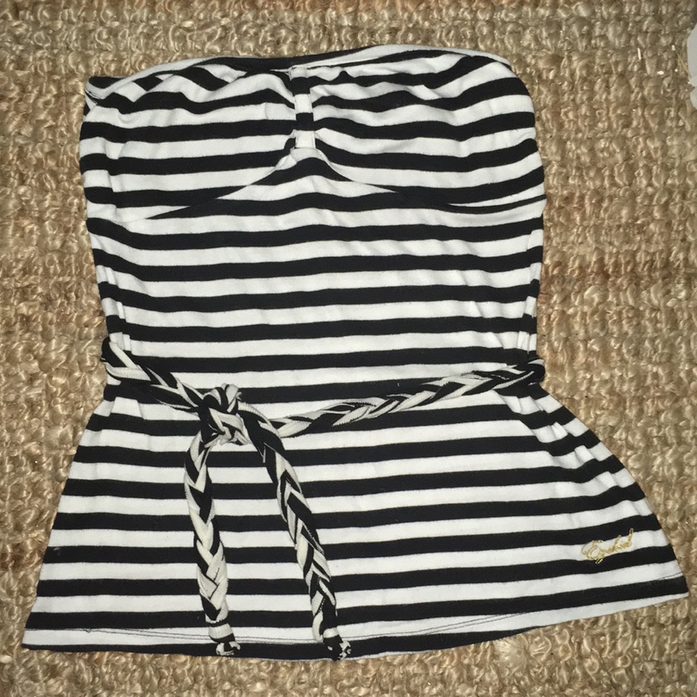 Striped tube top